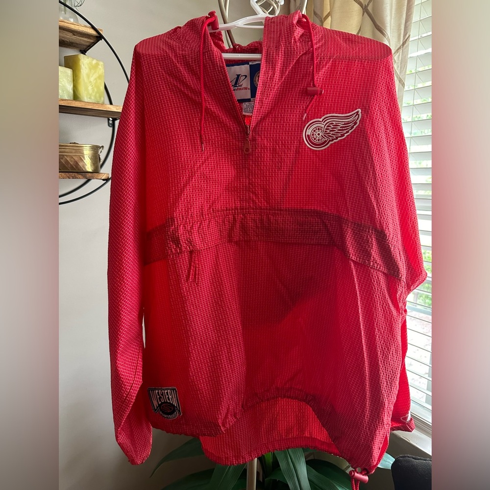 Vintage Detroit Red Wings Windbreaker/Pull Over